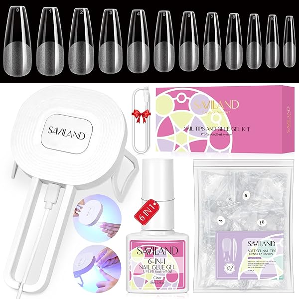 Amazon.co.jp: Saviland アーモンド ジェル ネイルキット - ネイル